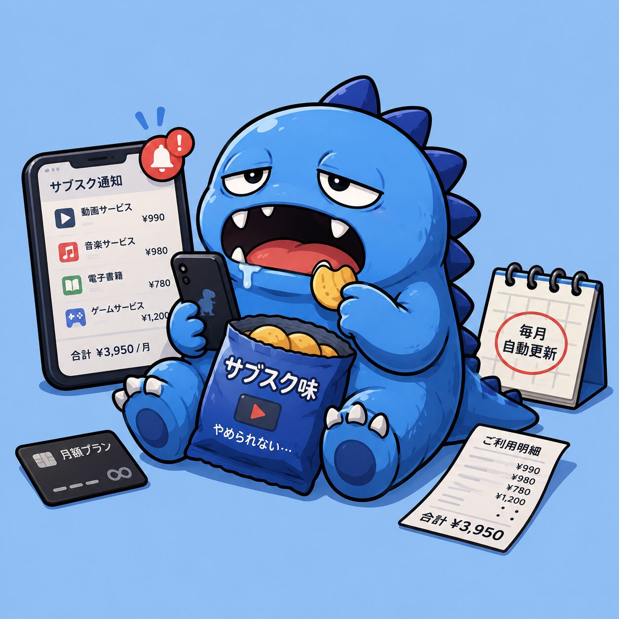 サブスクイーター｜固定費を喰らう家計モンスター