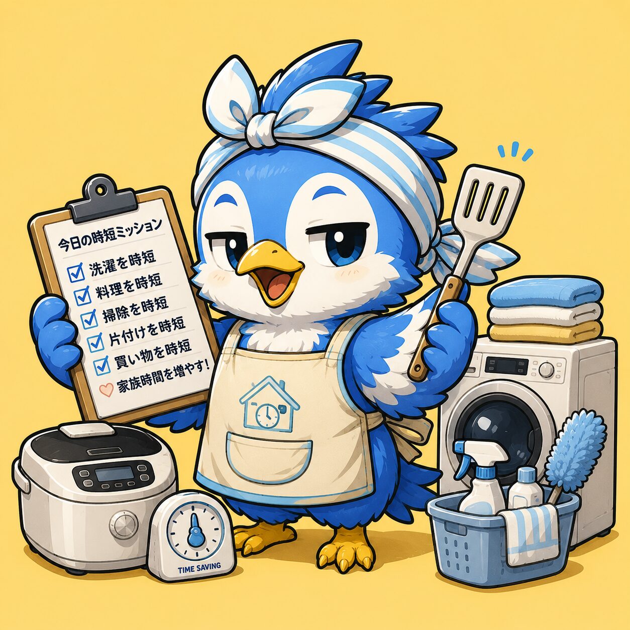 時短バード｜家事効率を極める家計モンスター